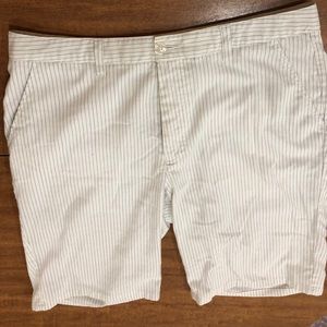 Men’s pinstripe shorts
